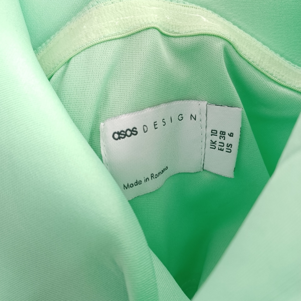 ASOS Design Off The Shoulder Twist Front Midi Dress - Picture 6 of 10